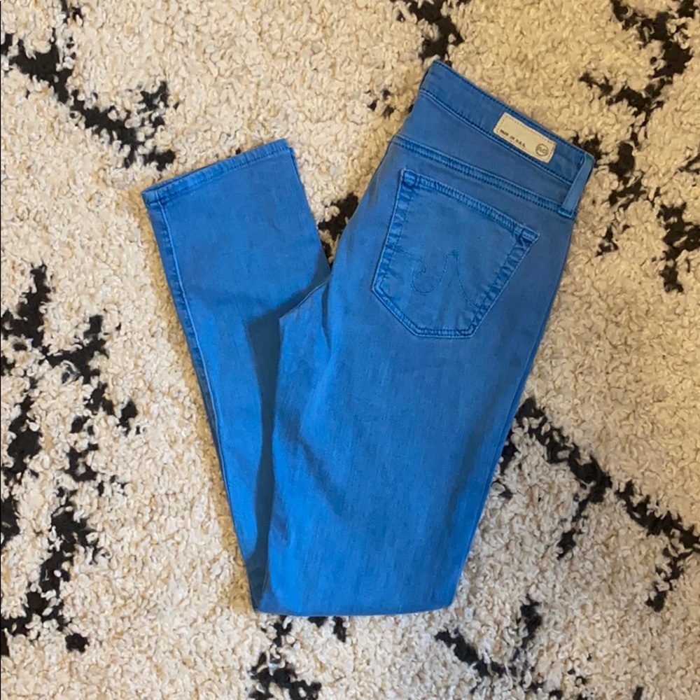 NWOT Women’s blue colored AG denim